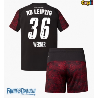 RB Leipzig Timo Werner #36 Echipament de Fotbal Replică 2025-26 Copii Treilea (+ Șorturi)